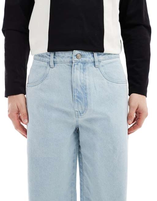 Another Influence – Blekblå jeans med vida ben, 5 av 5