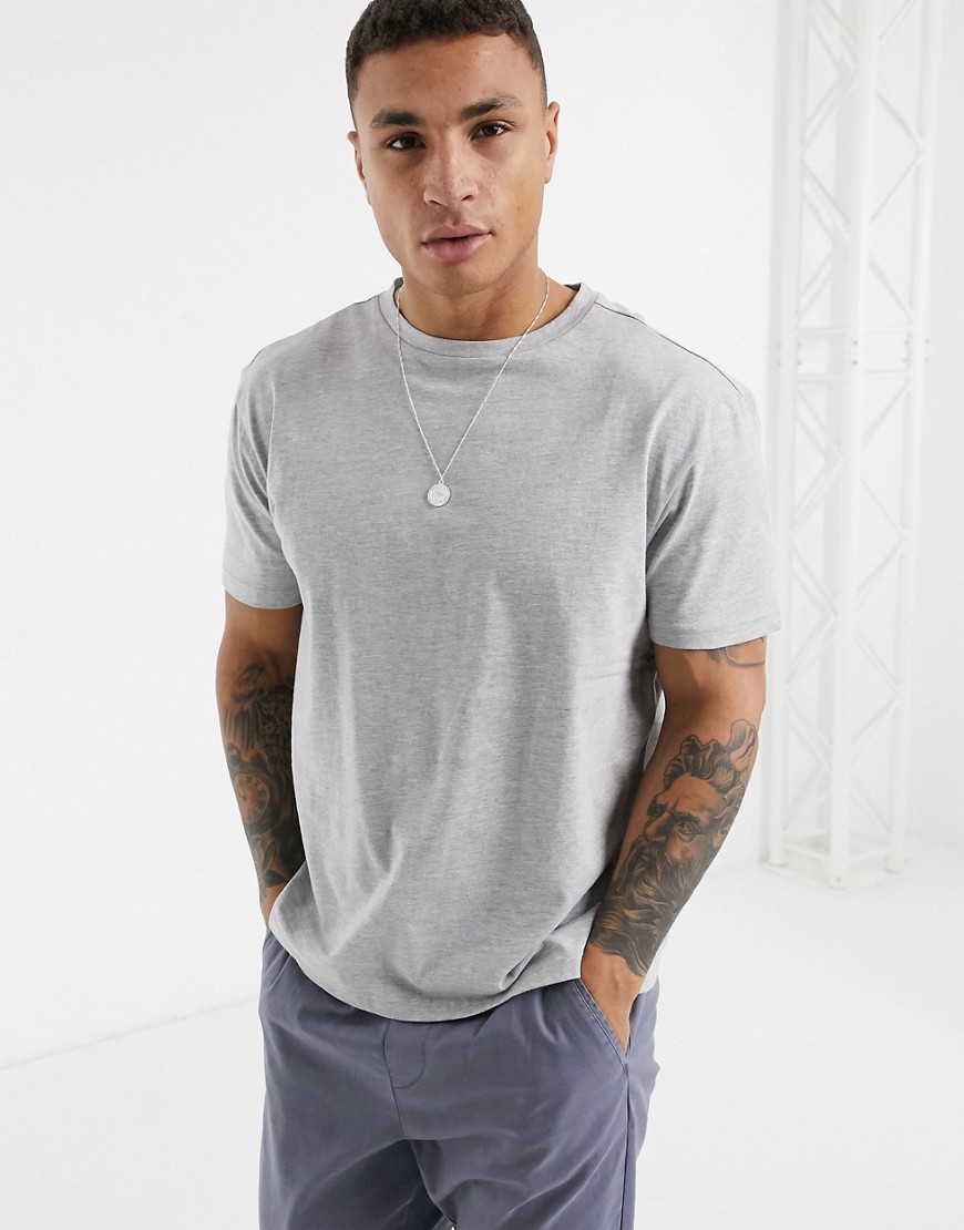 Another Influence boxy t-shirt-Grey
