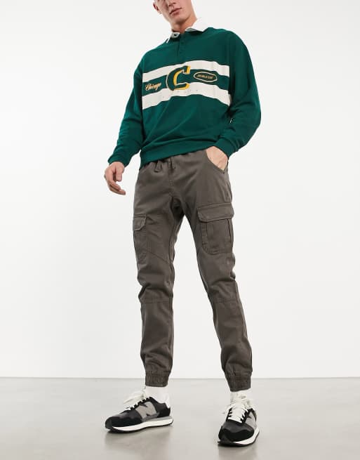 Another Influence cargo pants in charcoal