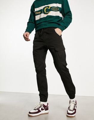 Another Influence cargo trousers in black - ASOS Price Checker
