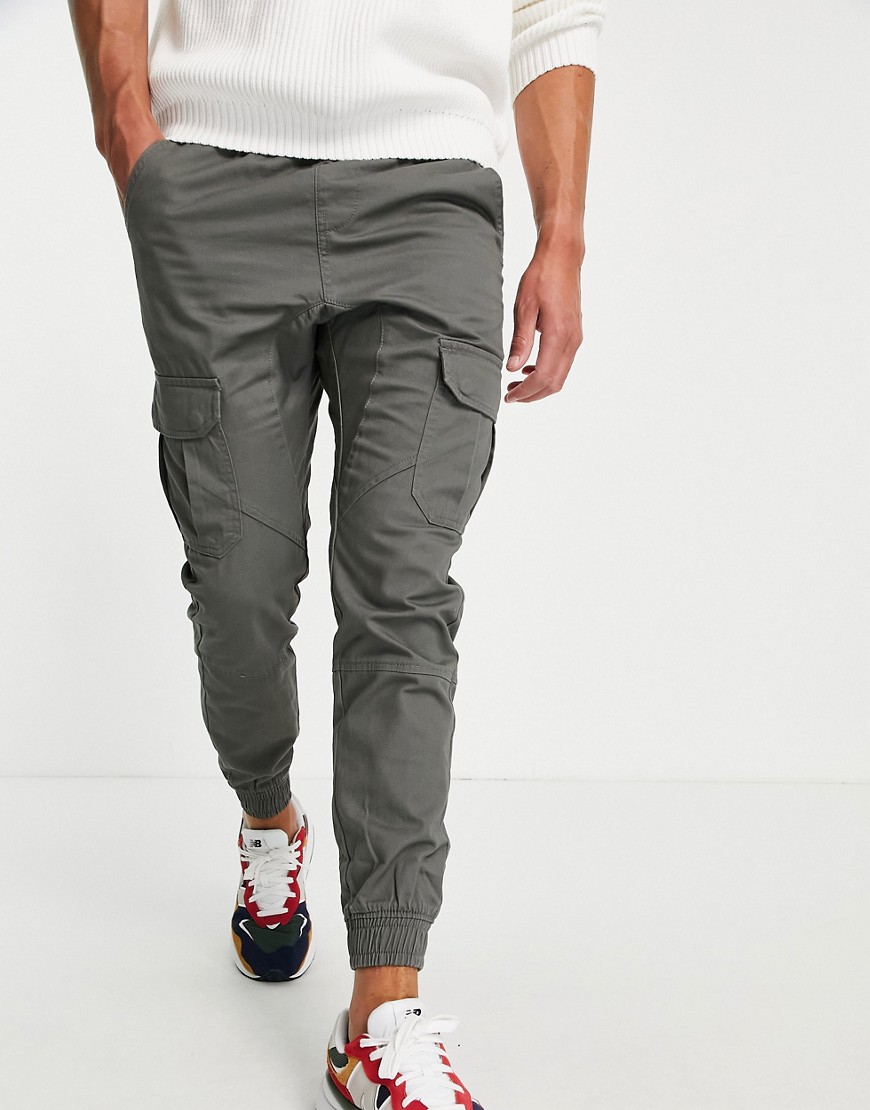 Another Influence cargo trousers in grey