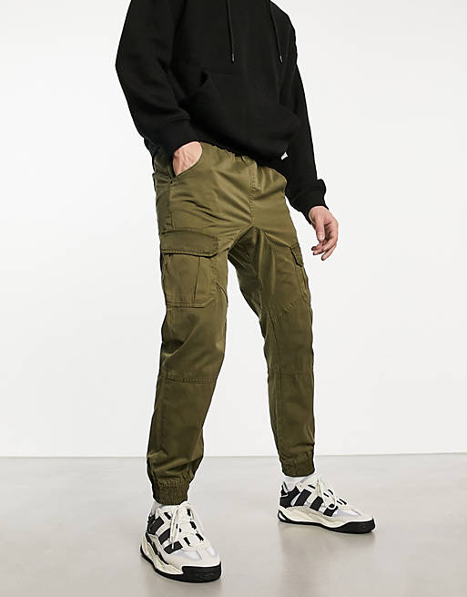 Another Influence cargo trousers in khaki | ASOS