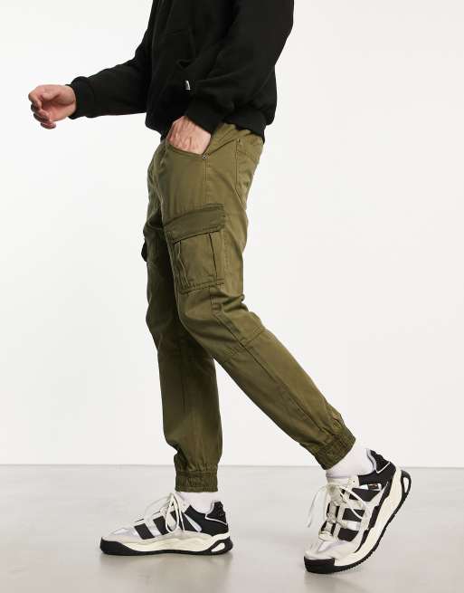 Another Influence cargo trousers in khaki