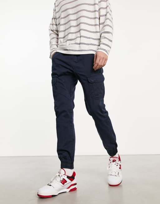 Another Influence – Cargohose in dunklem Marineblau
