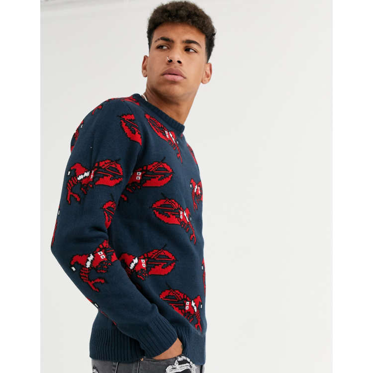 Lobster hotsell sweater mens