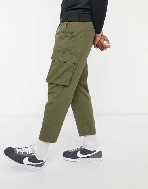 Another influence co-ord utility cargo trouser in khaki | ASOS