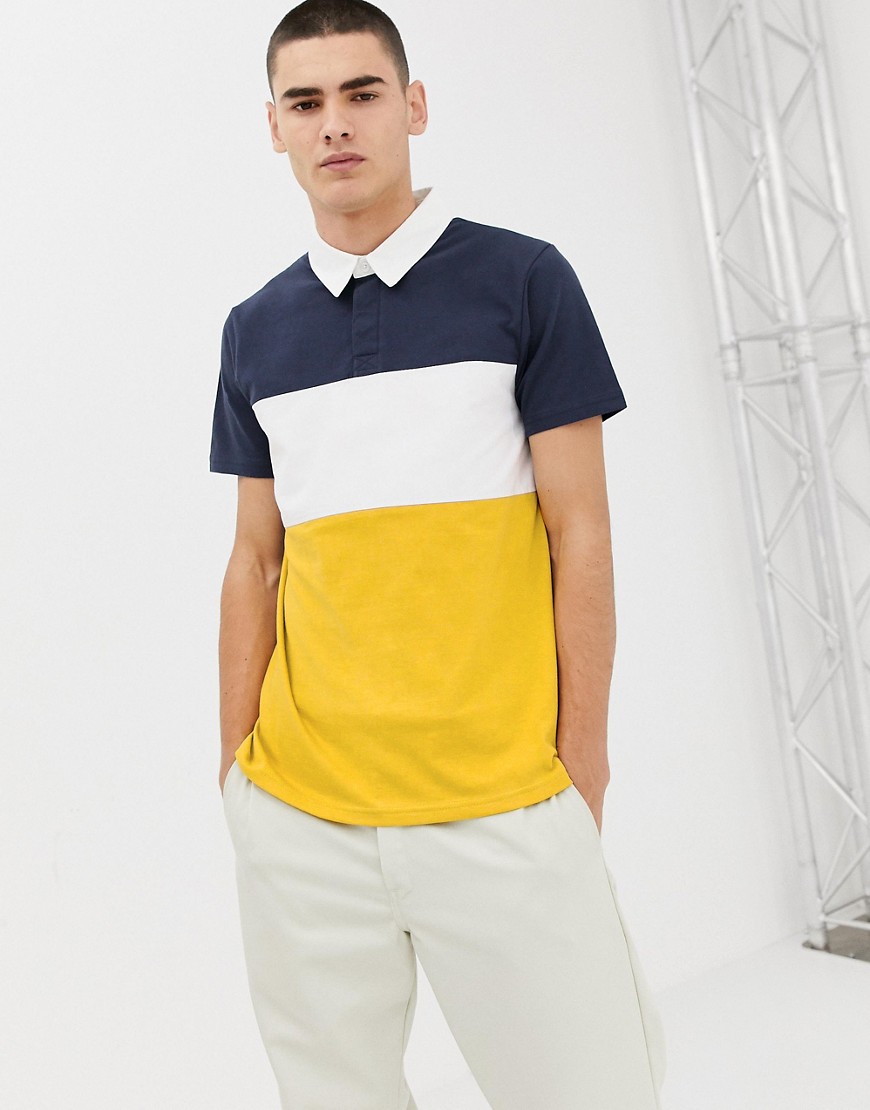 Another Influence - Cut & sew polo-Grijs