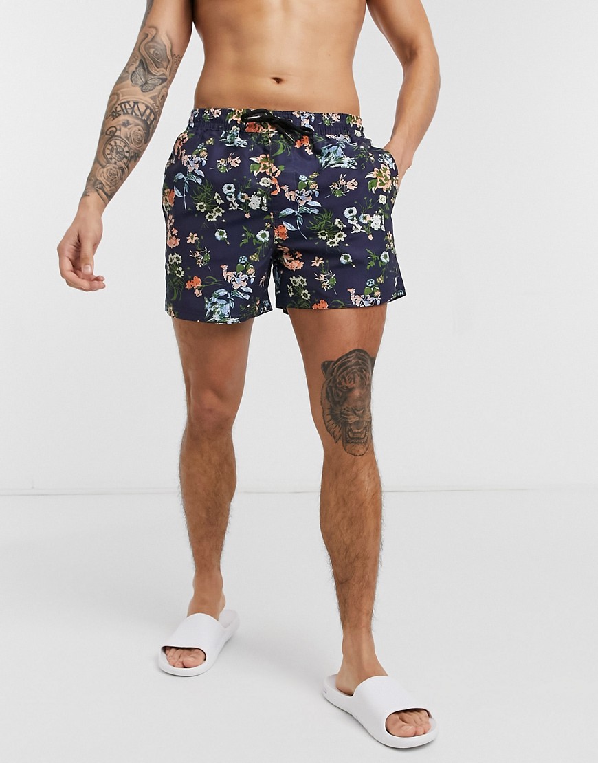 Another Influence floral print swim trunks-Multi