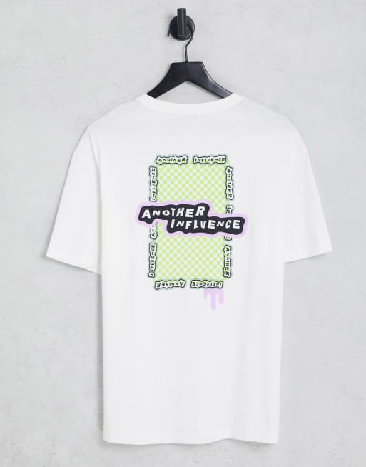 Another Influence graphic print boxy t-shirt in white | ASOS