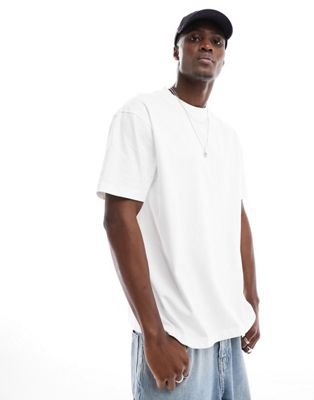 Another Influence heavyweight oversized t-shirt in white