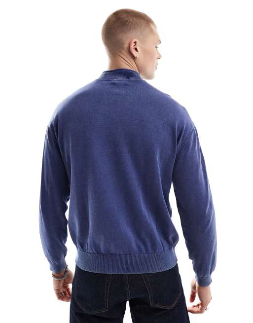 Another Influence – Hochgeschlossener Pullover aus schwerem