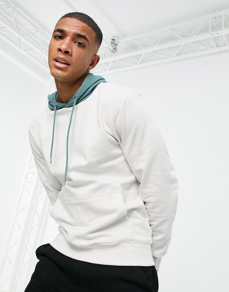 Another Influence hoodie in light gray - part of a set-Grey
