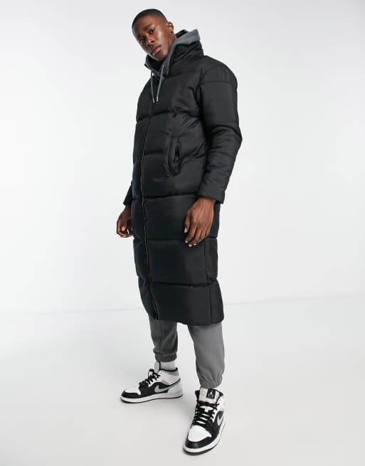 Mens Long Puffer Jackets, Mens Long Padding Coats