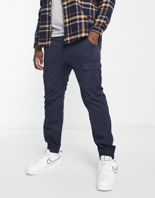Another Influence Plus - Cargobroek in donker marineblauw