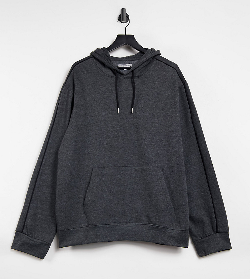 Another Influence Plus hoodie co-ord in dark grey