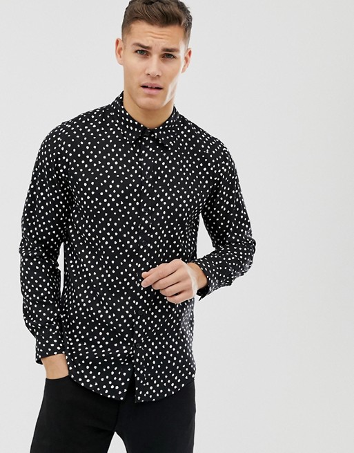 Another Influence polka dot long sleeve shirt | ASOS