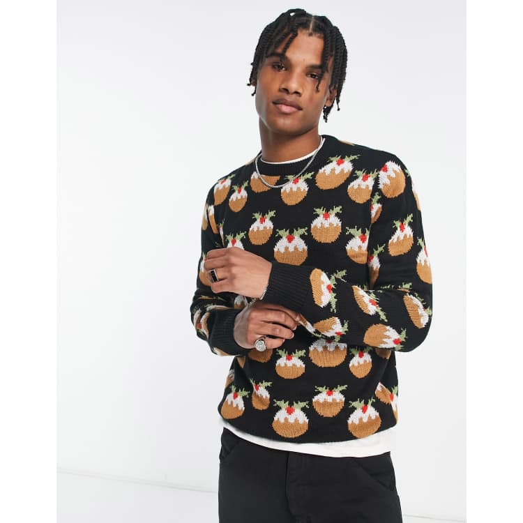 Christmas pudding clearance sweater