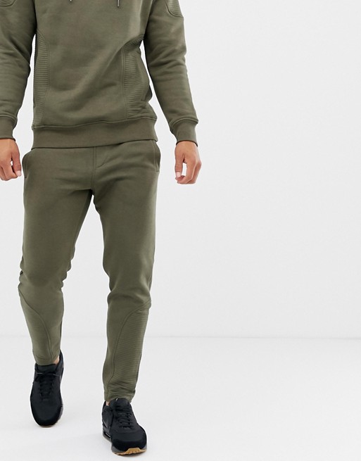 Another Influence Quilted Panel Slim fit Joggers | ASOS