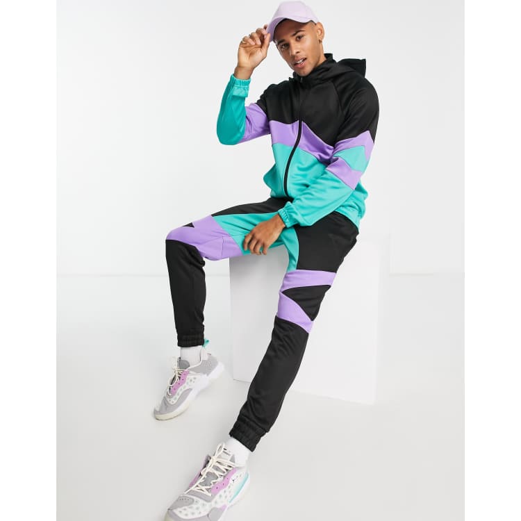 Concord color clearance splash retro tracksuit