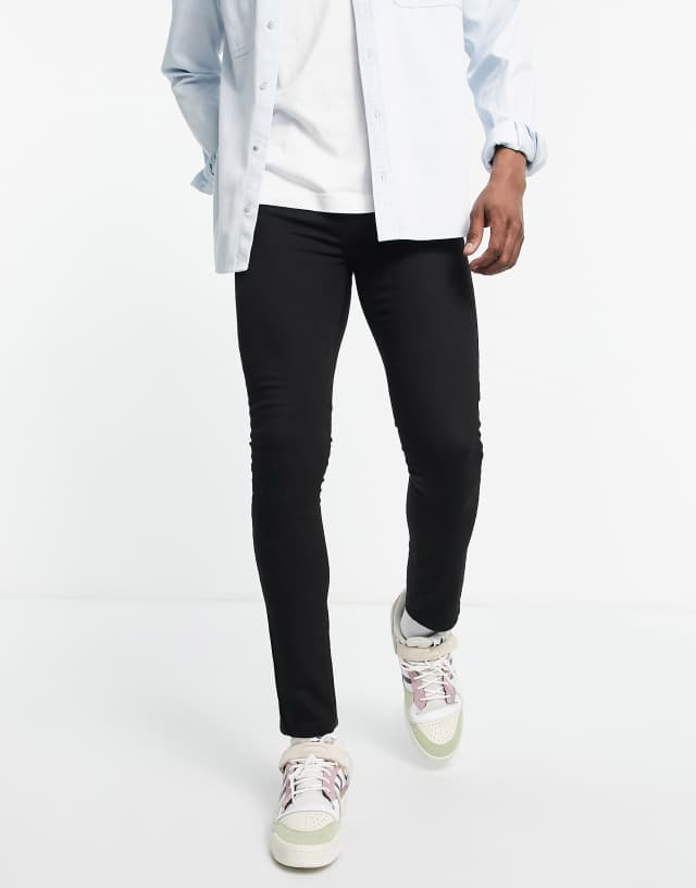 Another Influence skinny fit jeans in black