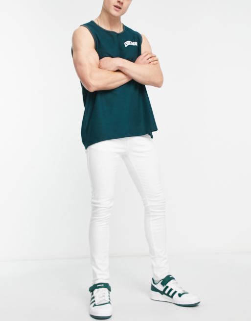 Another Influence skinny fit jeans in white