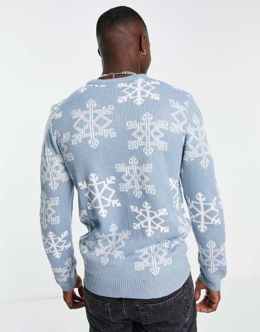 Mens blue shop christmas jumper