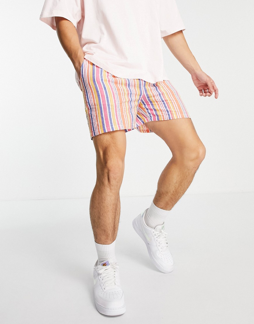 Another Influence stripe short-Multi