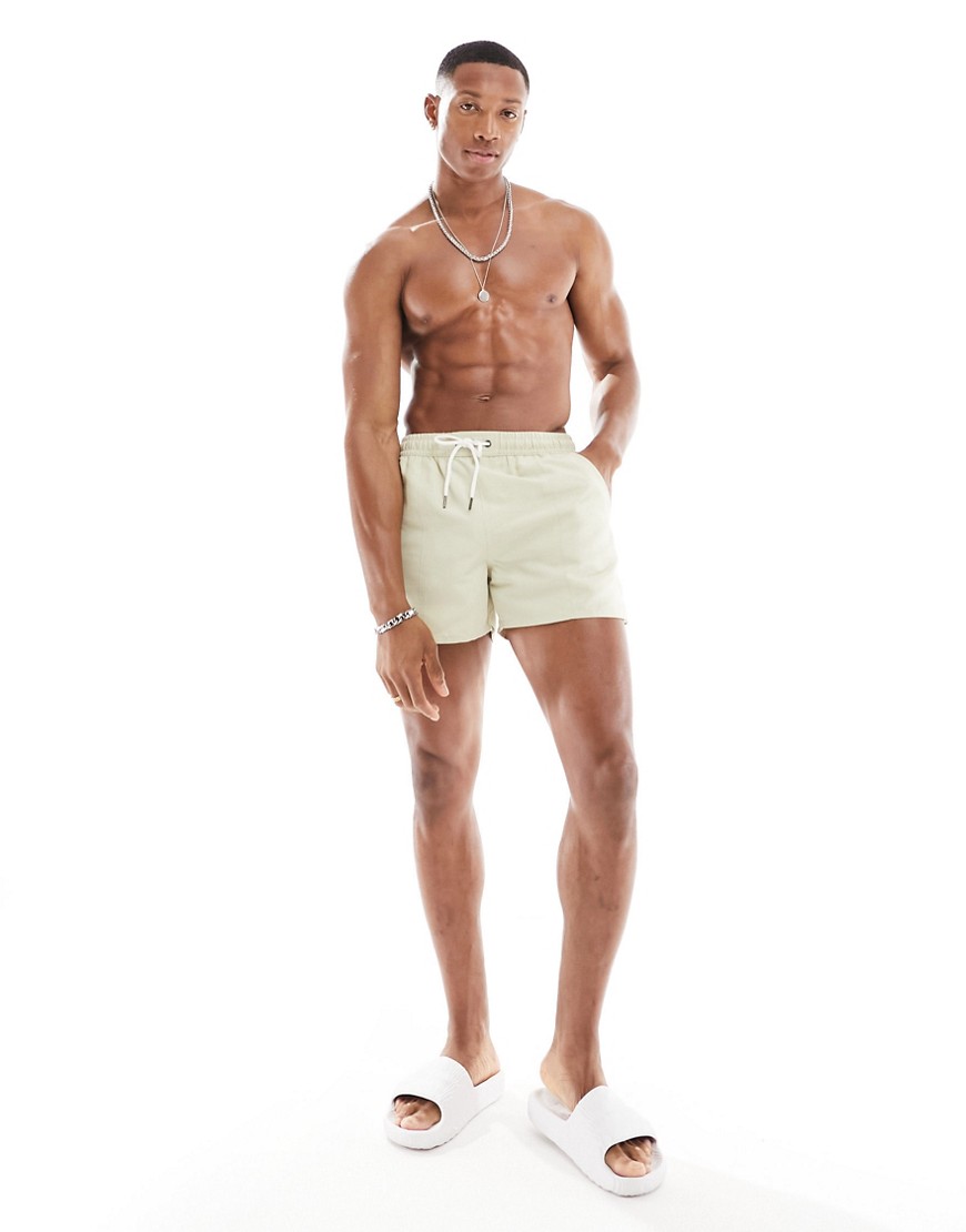 Another Influence Swim Short In Sand-neutral