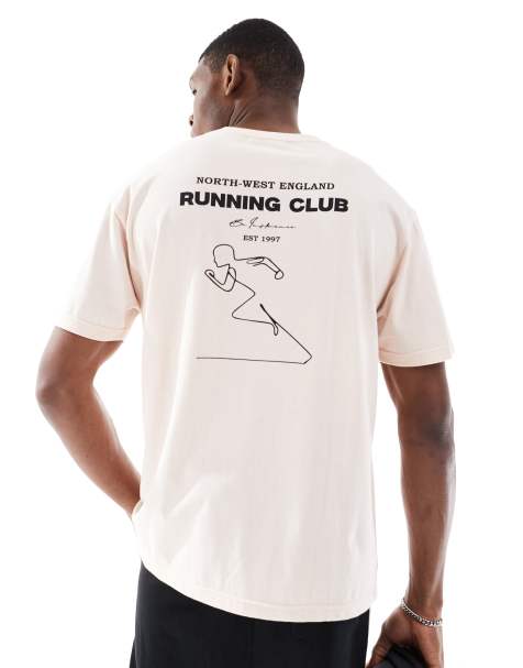 Another Influence - T-shirt oversize à imprimé sport - Rose - view 1