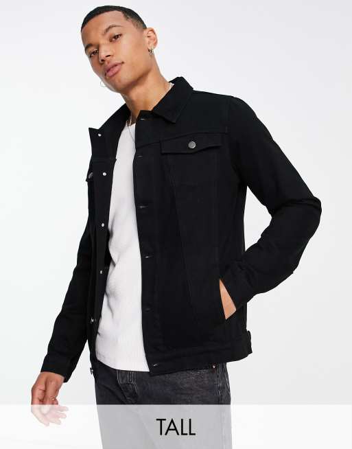 Asos tall denim outlet jacket