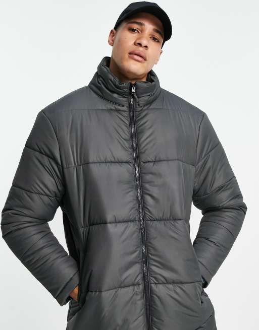 Another influence longline quilted jacket store