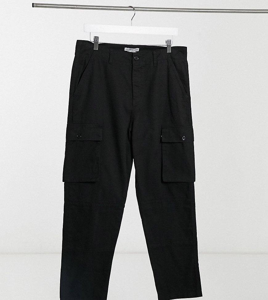 Another Influence Tall set utility cargo pants in black