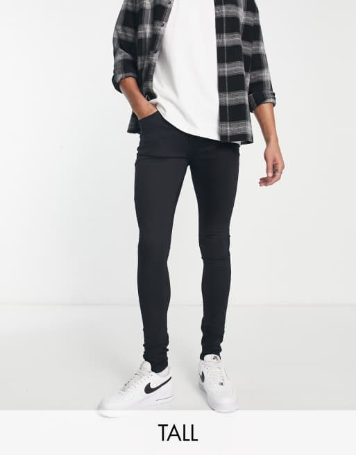 Another Influence Tall skinny fit jeans in black ASOS