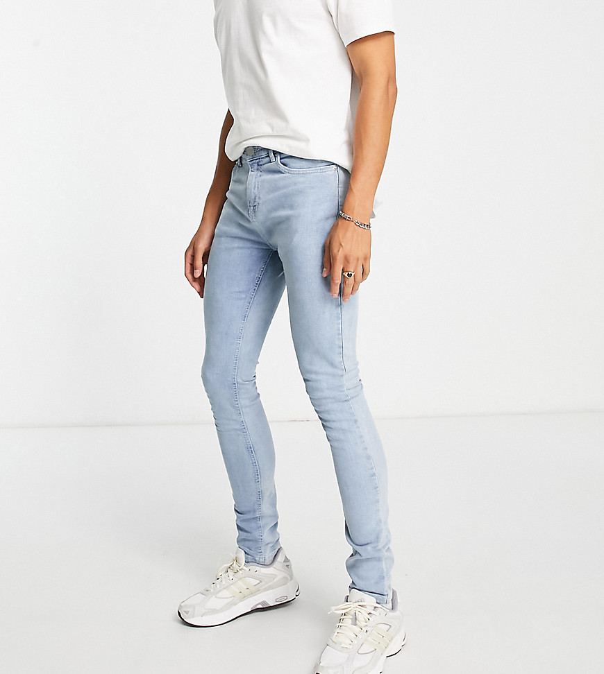Another Influence Tall skinny fit jeans in light blue