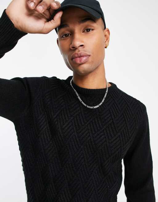 Mens designer 2025 knitted jumper