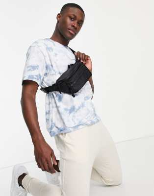 Another Influence Another Influence tie dye logo t-shirt in white