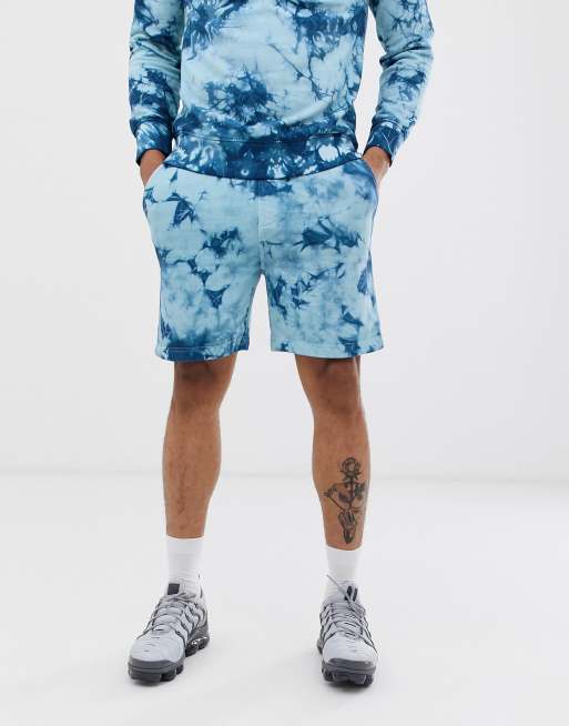 Tie dye cheap sweat shorts