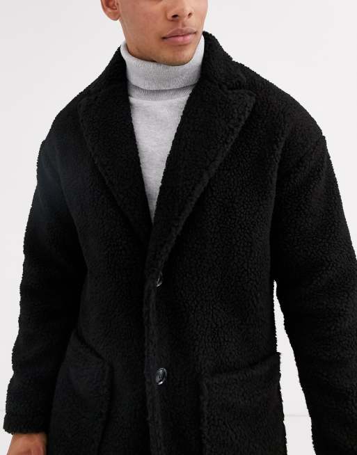 Mens black borg on sale coat