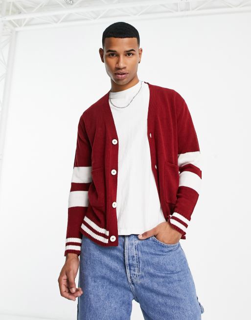 Burgundy cardigans on sale