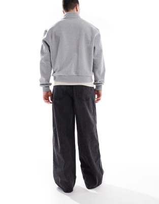 Another Influence Wide Leg Denim Jeans In Black