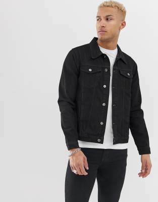 Another Infuence slim fit black denim jacket | ASOS