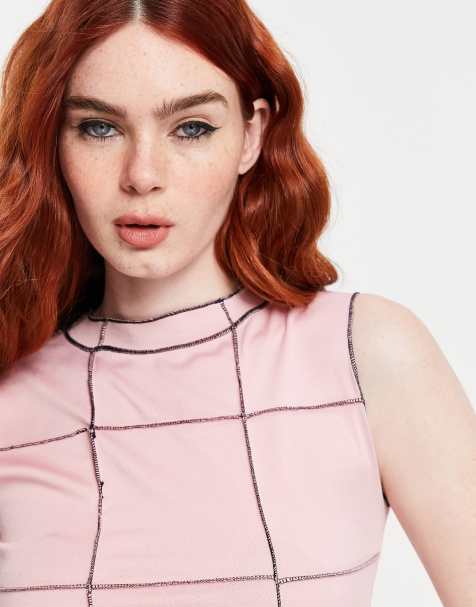 Another Reason high neck top with overlocking - view 1