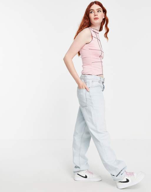 Another Reason high neck top with overlocking, 4 of 4