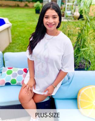 plus oversized t shirt dress