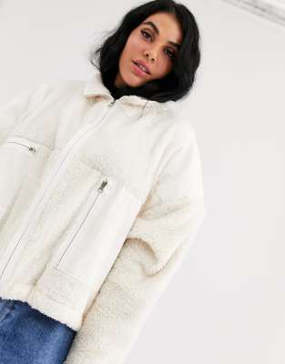 fleece trucker jacket