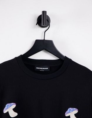 T-shirts et débardeurs Another Reason - T-shirt à manches longues - Noir champignon