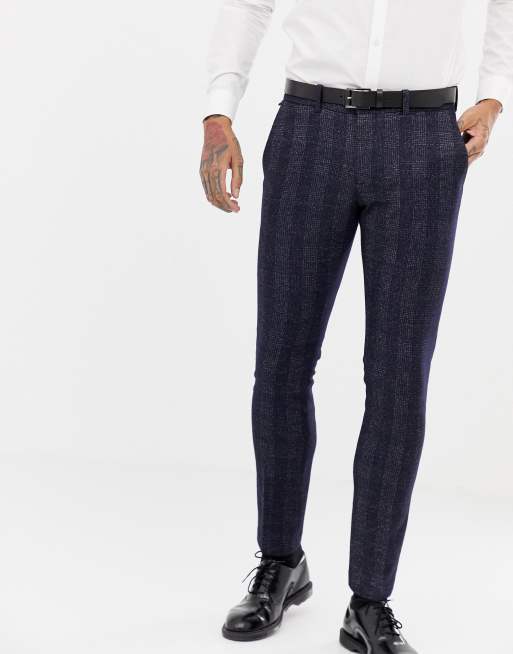 Antony Morato - Navy-ternede habitbukser i smal pasform 