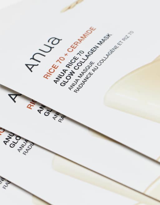 Anua Rice 70 Glow Collagen Mask x4 Sheets, 3 of 3