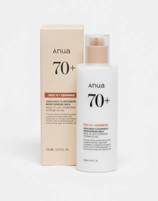 Anua Unisex Viso Rice 70+ Ceramide Intensive Moisturizing Milk 150Ml - Fluido Idratante - Immagine 4