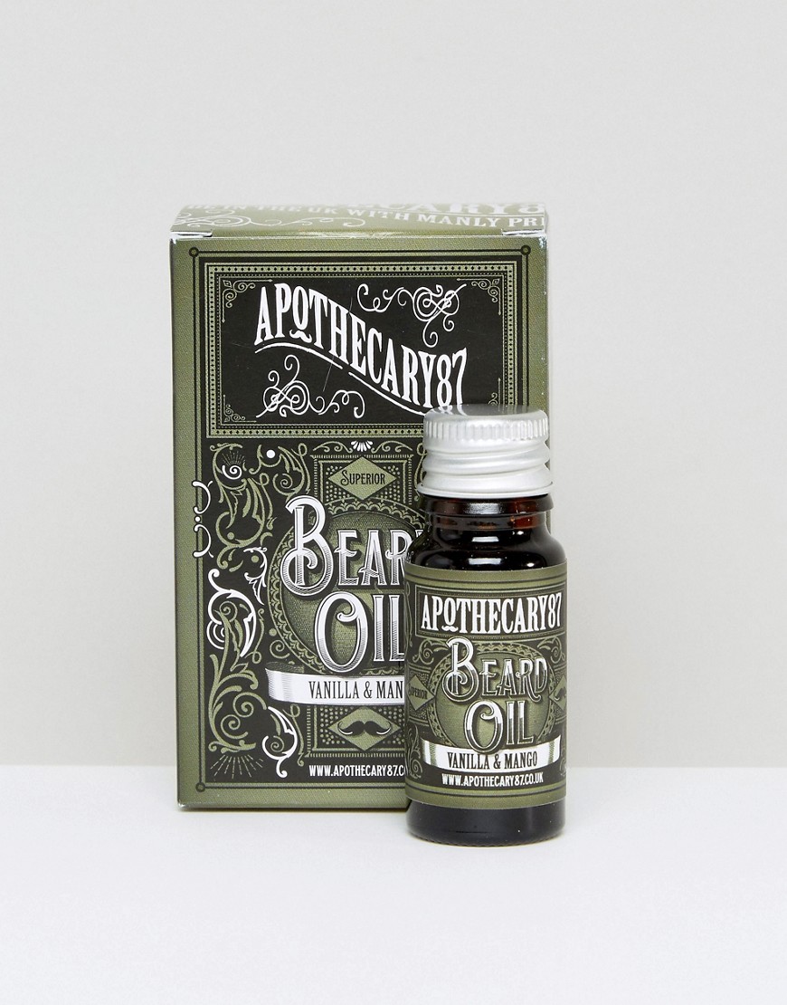 Apothecary 87 Vanilla & Mango Beard Oil 10ml-No Colour